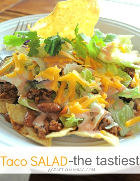 Taco salad com
