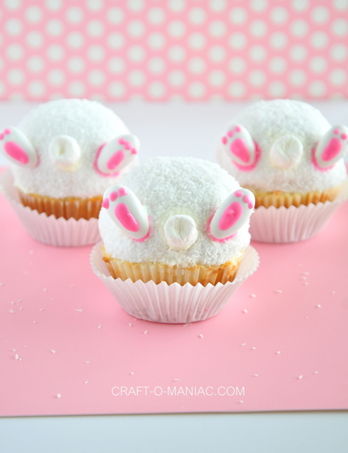 bunny bum cupcakes love