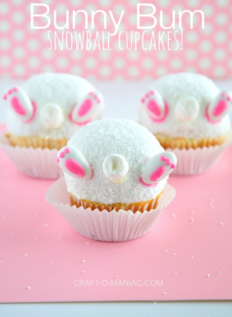 bunny snowball cupcakes favoritepm