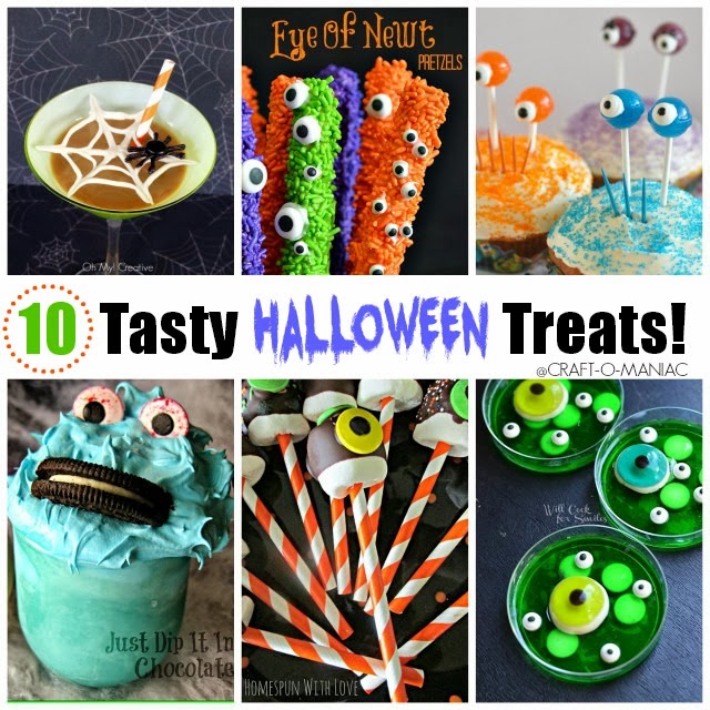 10 tasty halloween treats www.craft-o-maniac.com