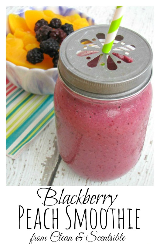 creative collection blackberry peach smoothie
