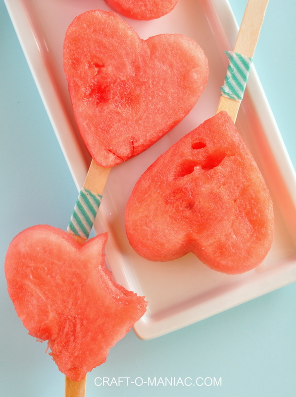 Watermelon Heart Lollipop Candy