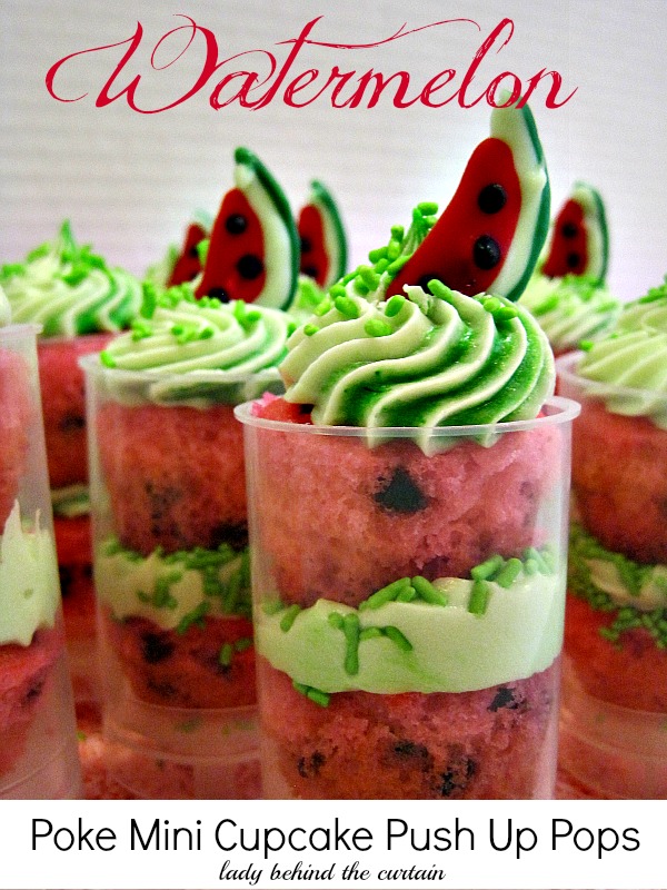 watermelon push up cake pops
