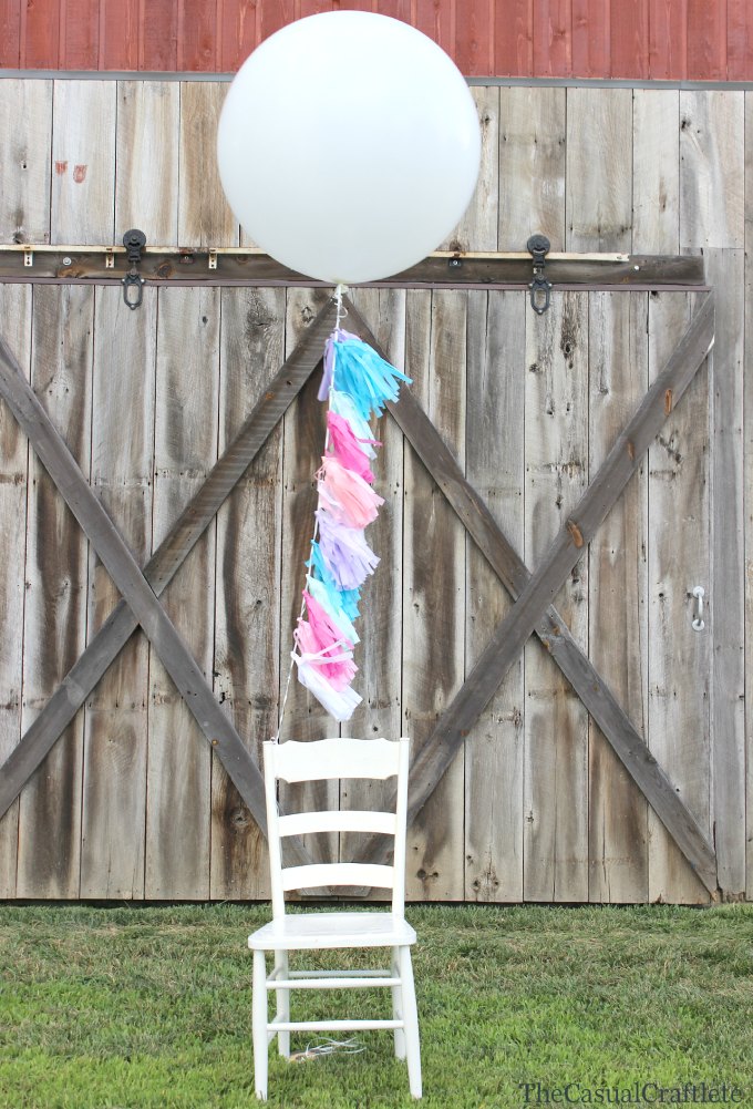 cc round up tissue paper garland