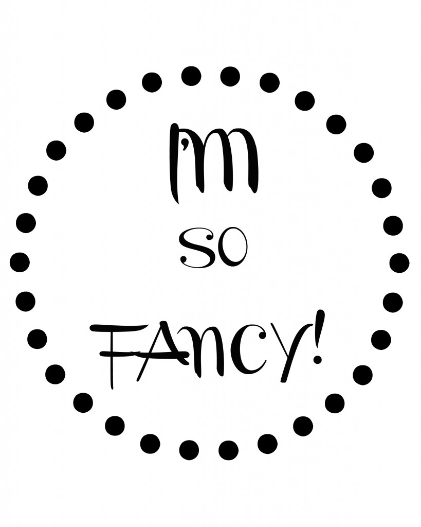 im so fancy dot circle bw