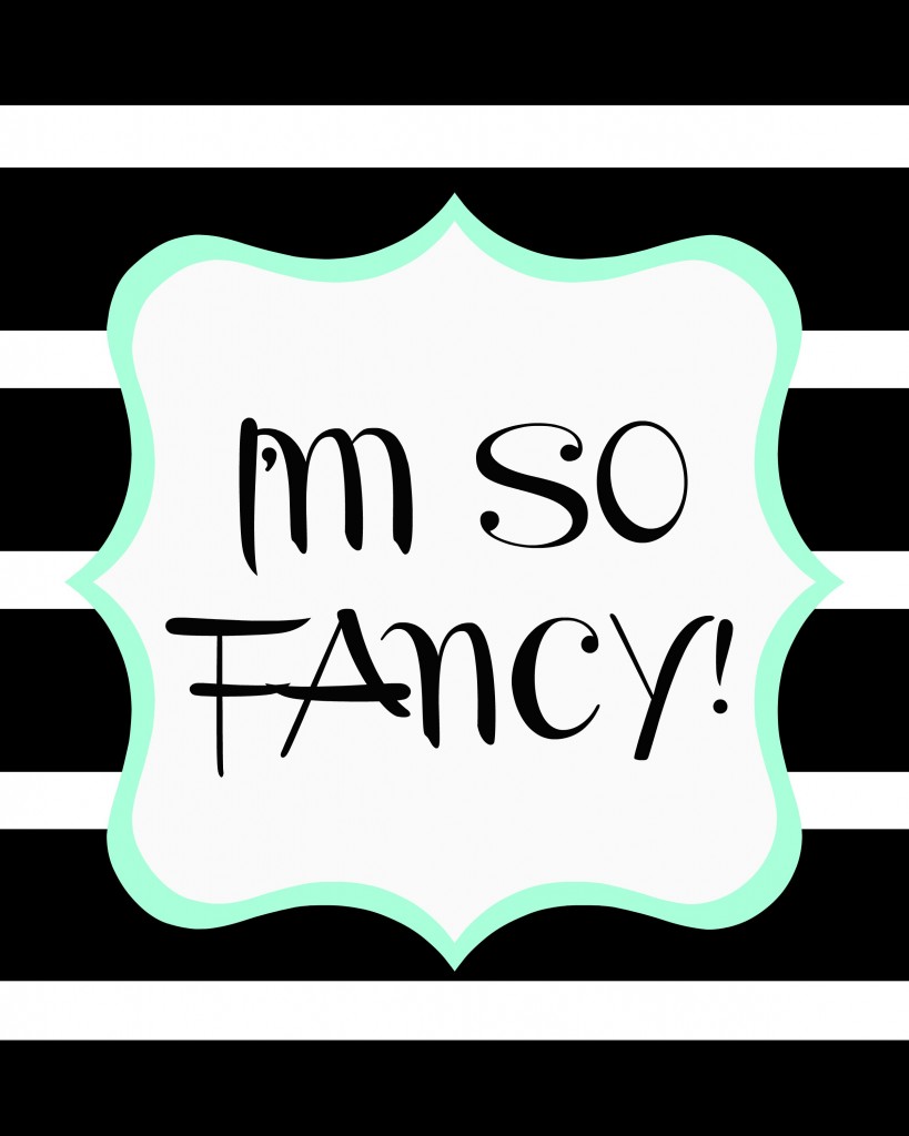 im so fancy striped and mint