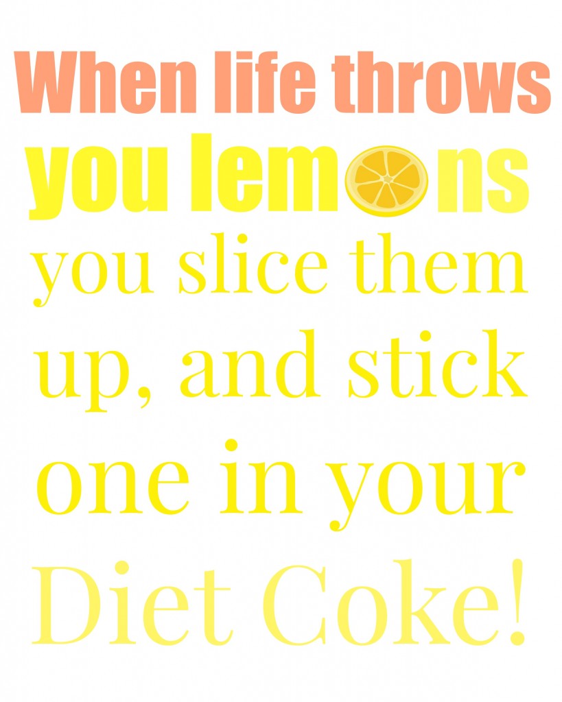 lemon diet coke printable