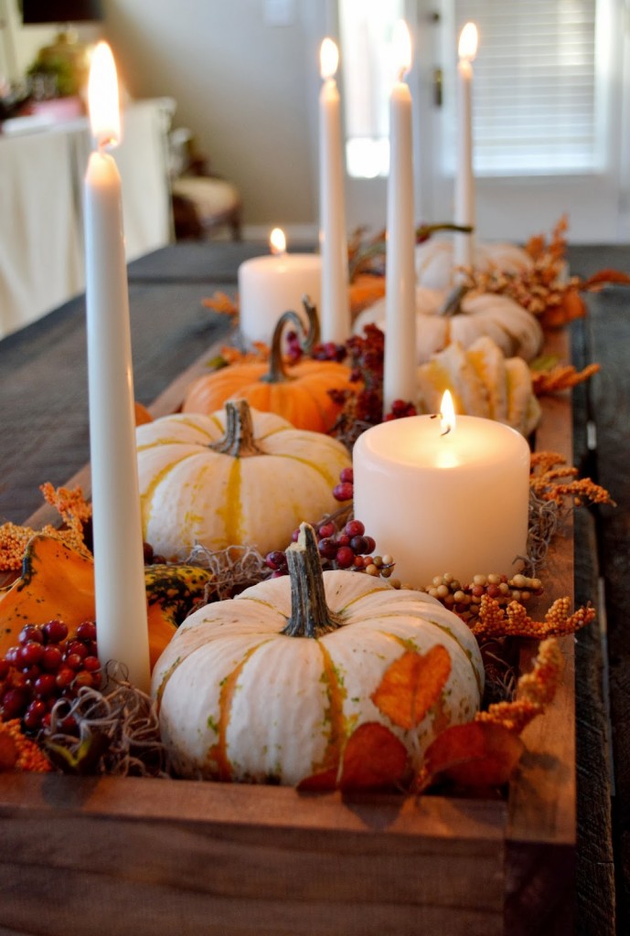 fall decor fall pumpkin candle box