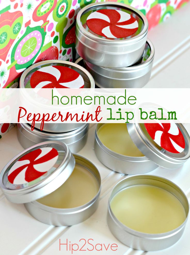 christmas gifts peppermint lip balm larger