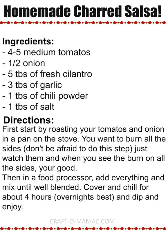 homemade charred salsa cardtext