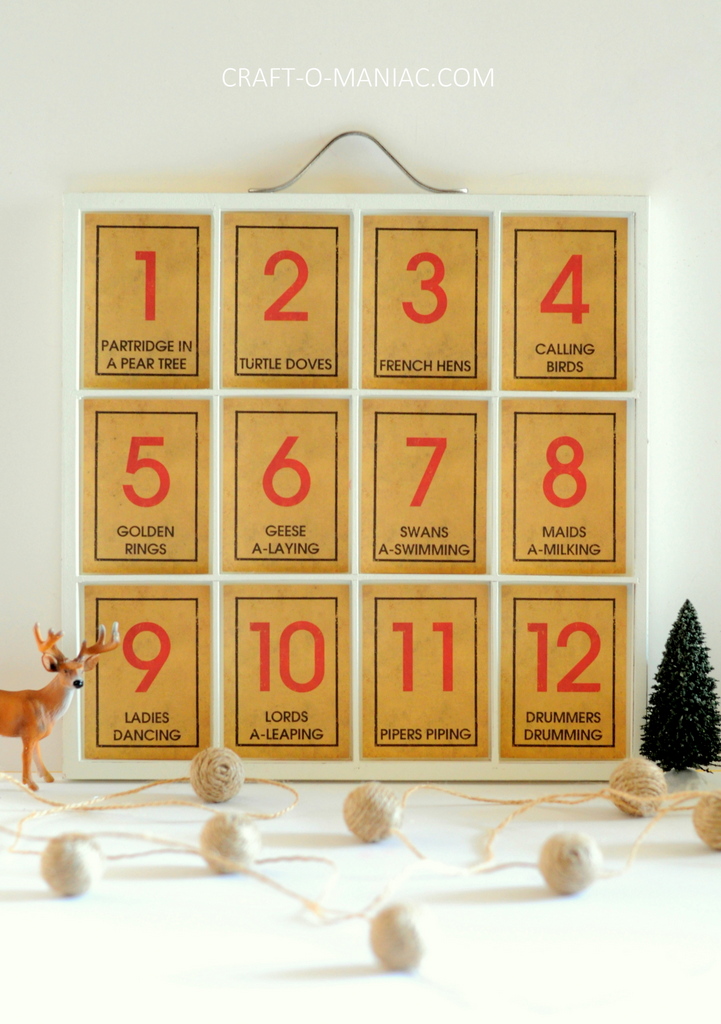 12 days of christmas song tray9