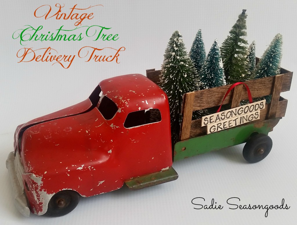 cc vintage truck with trees