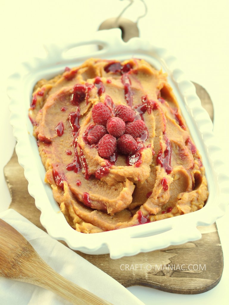 creamy sweet potatos with raspberry swirl1