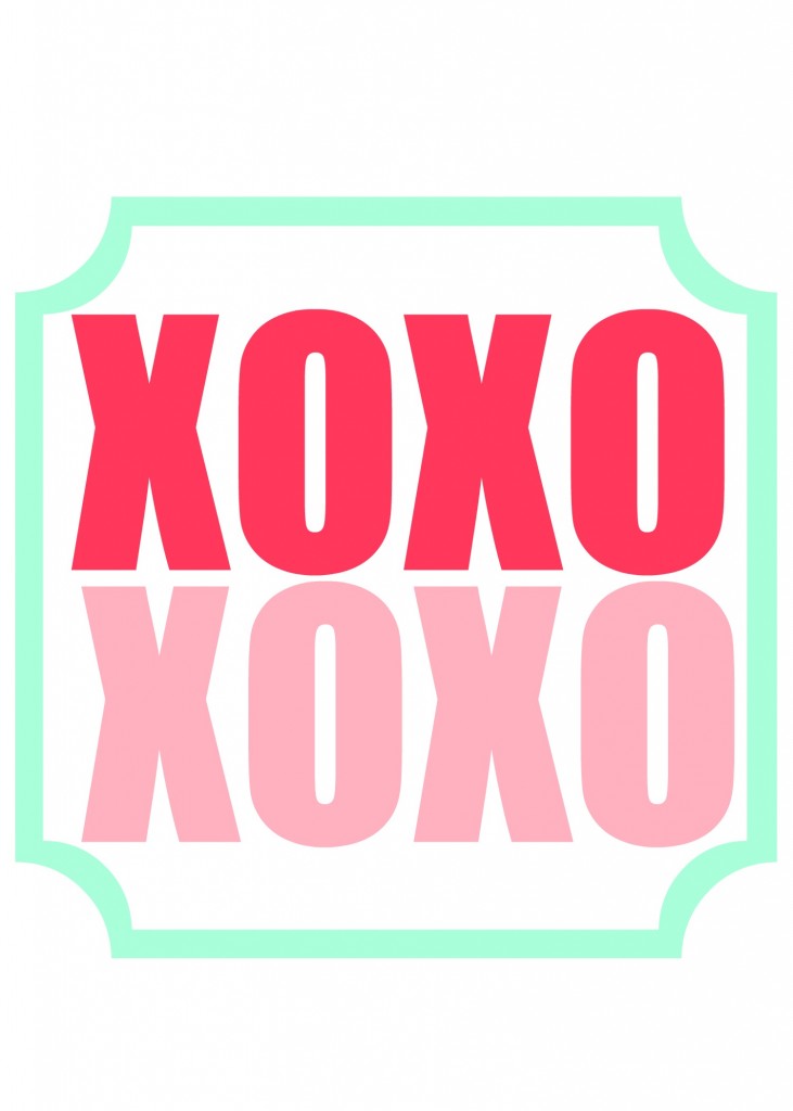 XOXO printable 1