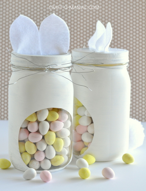 diy bunny embellished candy jars15