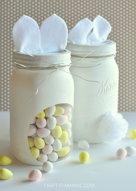 diy bunny embellished candy jars7