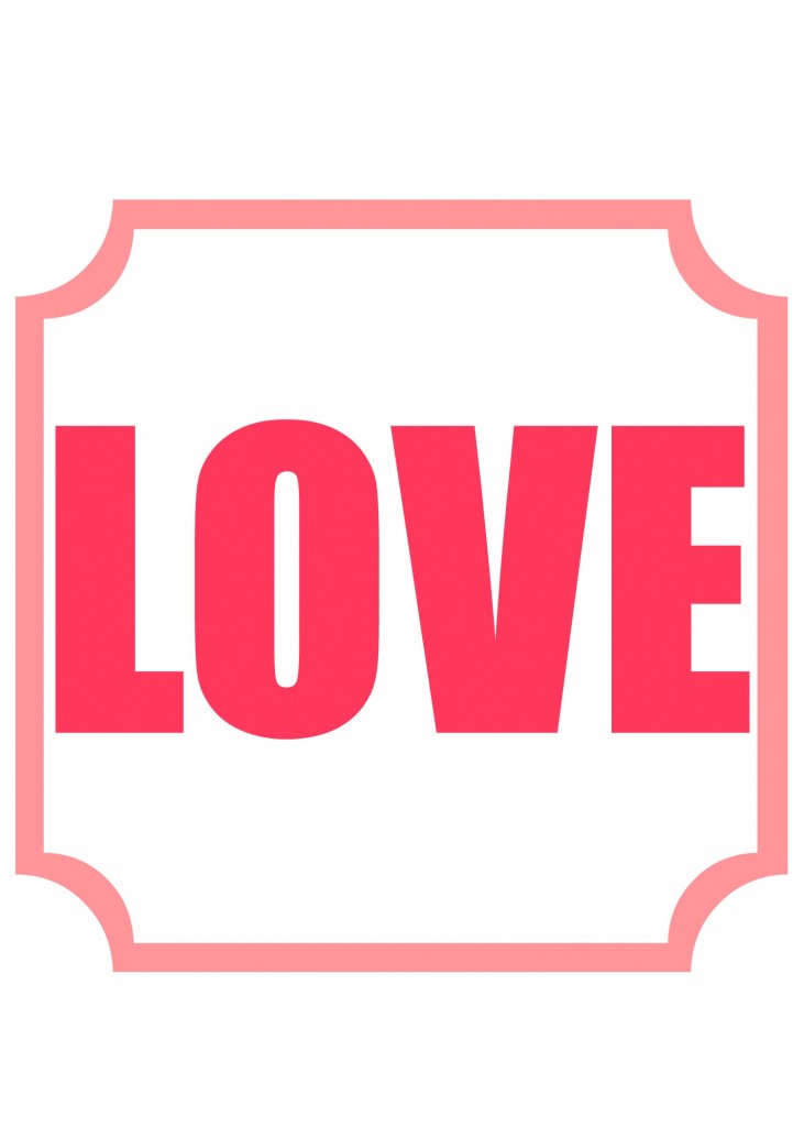 love printable 4