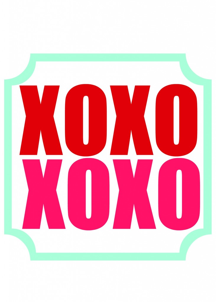 xoxo printable 2