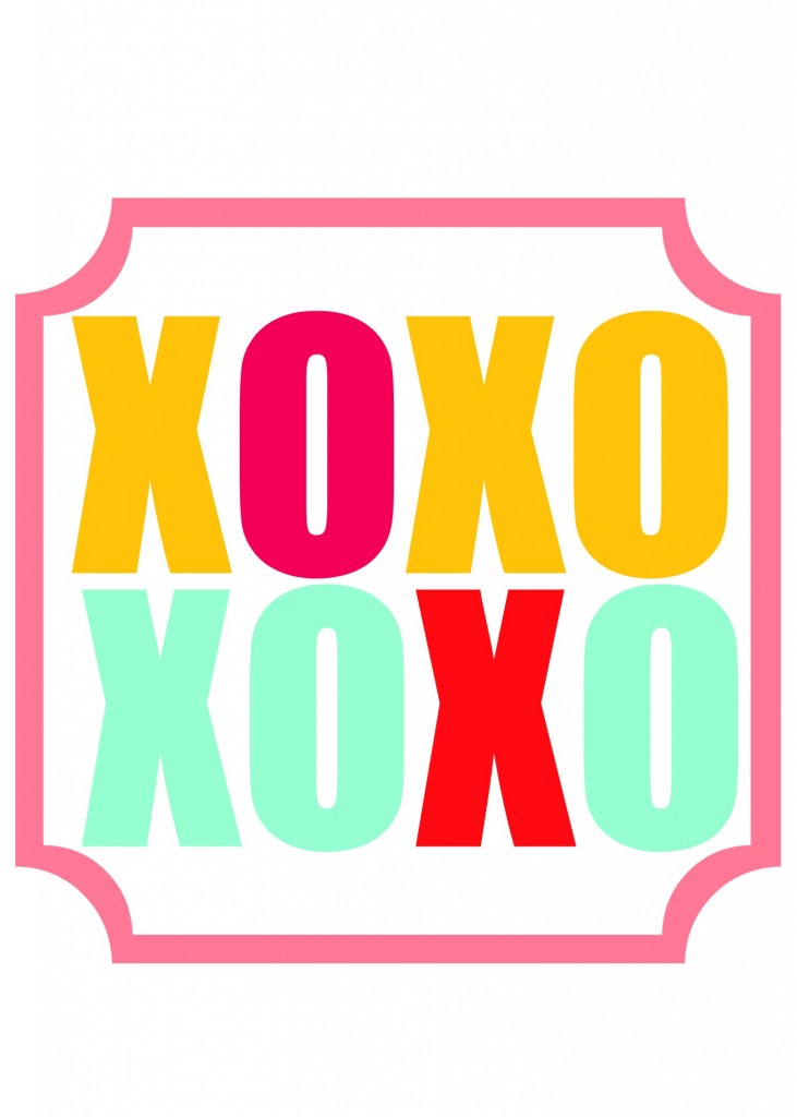 xoxo printable 4