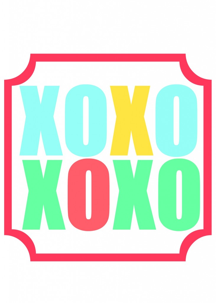 xoxo printable 5