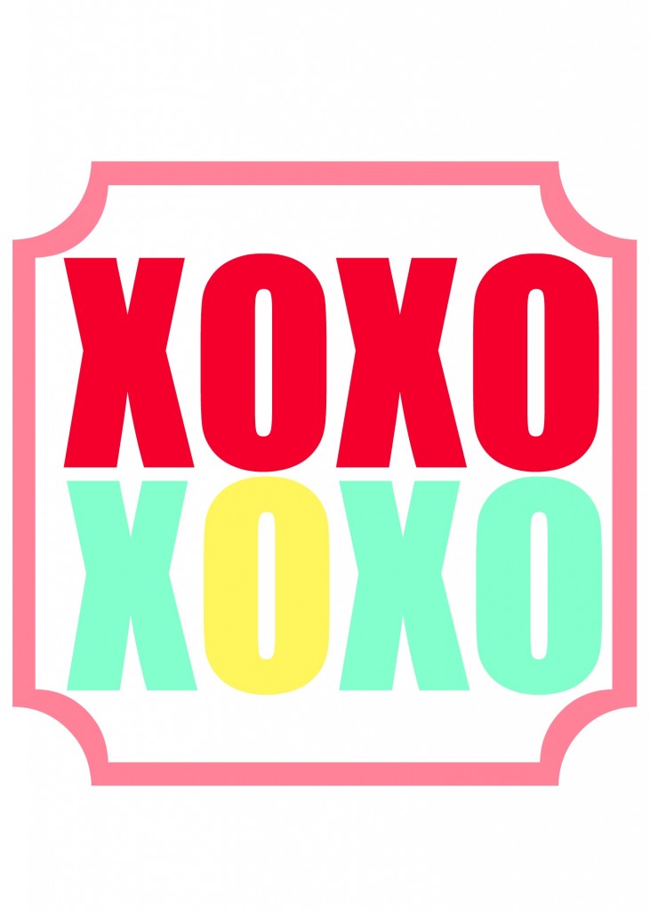 xoxo printable 6