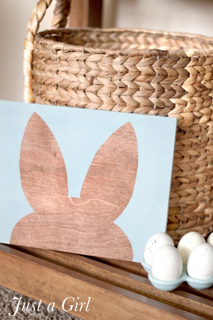 easter bunny crafts stenciled bunny ears