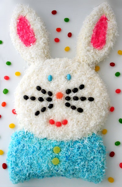 easter crafts bunny coconut cake