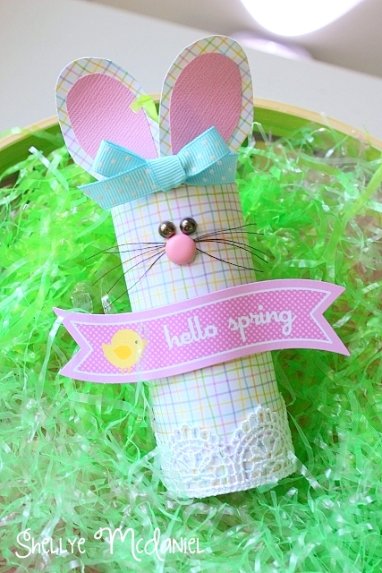 easter crafts toilet paper bunny