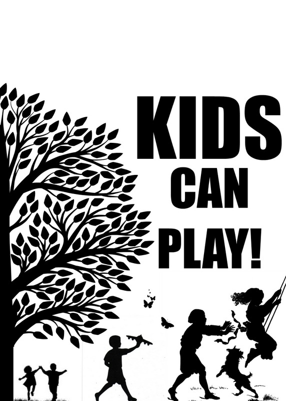 kids can play sign