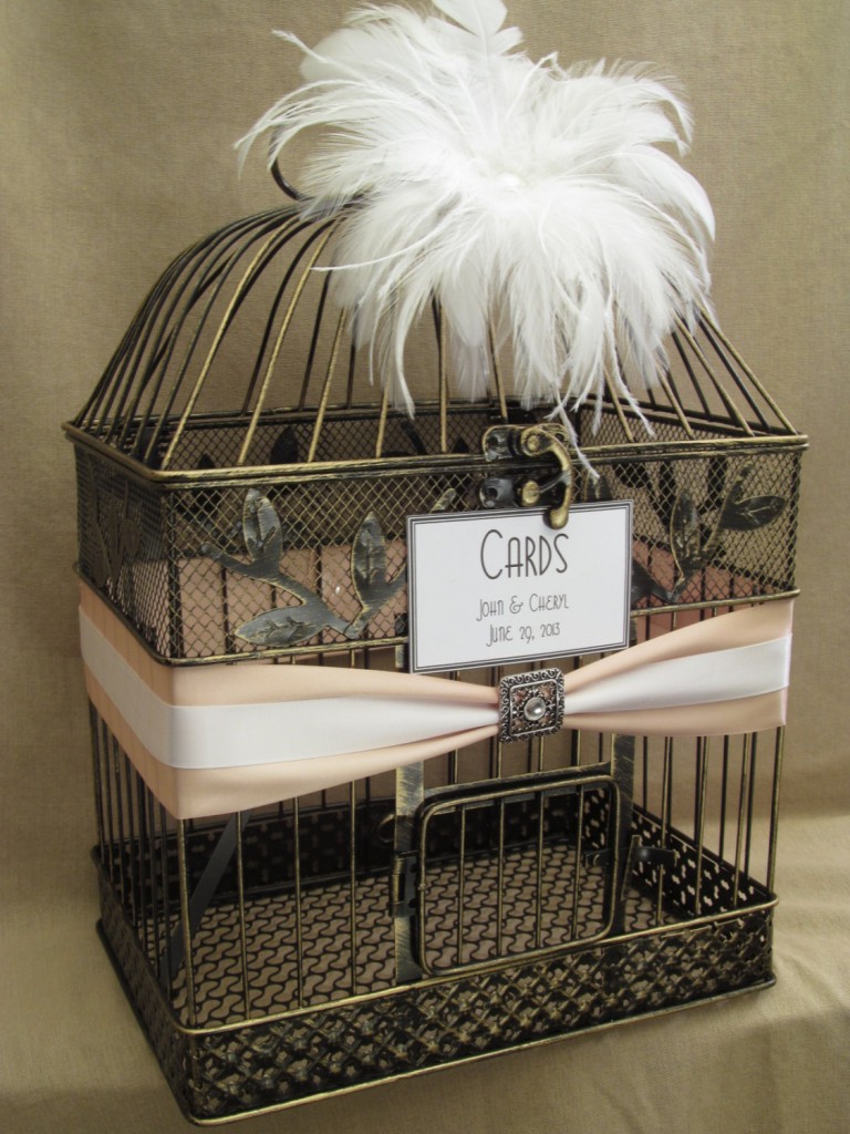 wedding cards birdcage