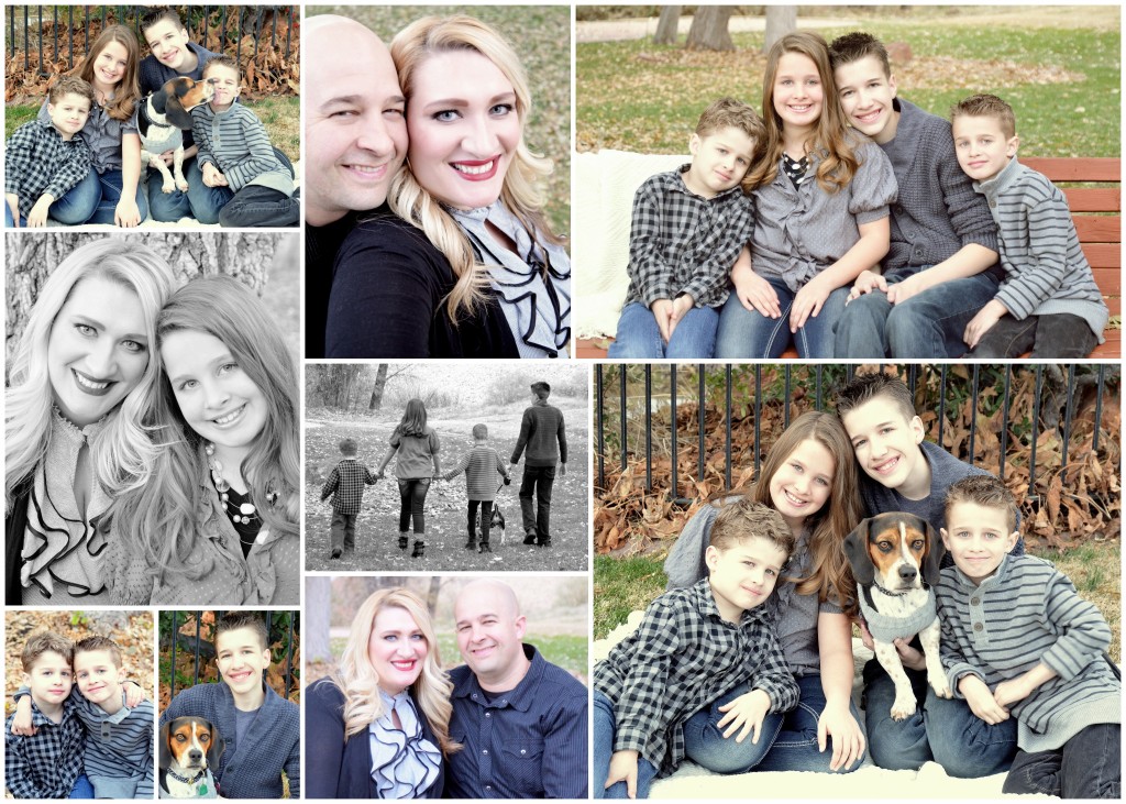 family christmas collage 2015